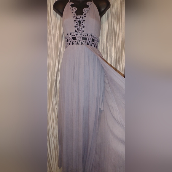 Stella luce plunging halter cut out maxi dress - Picture 10 of 12